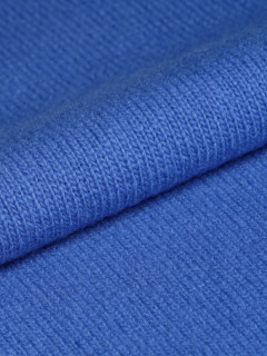 Pull Lambswool Como Col V Bleu Capel Grande Taille  homme grande taille - Capelstore