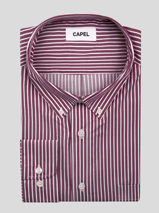Chemise Ralph Avec Rayures Capel Grande Taille  homme grande taille - Capelstore