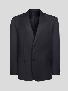Veste de Costume Séparable Noire Grande Taille Homme