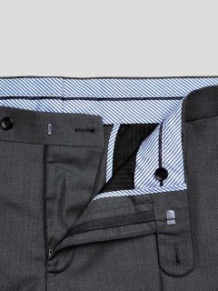 Pantalon de costume gris anthracite séparable grande taille | Capel
