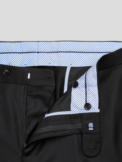 Pantalon de costume séparable noir homme grande taille | Capel