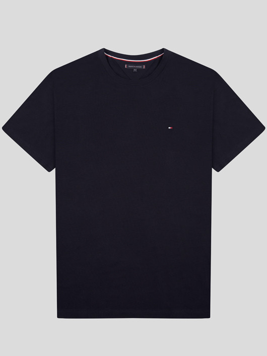 Tee-shirt Marine Logo Drapeau Tommy Hilfiger Grande Taille  homme grande taille - Capelstore