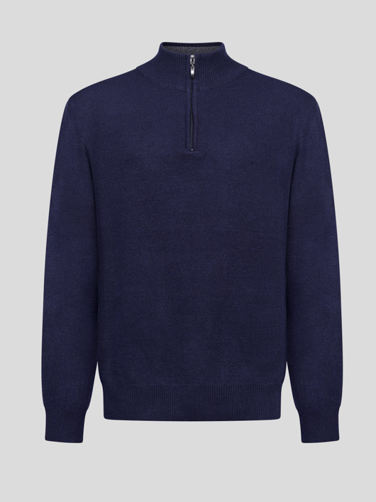 Pull Lino Camionneur Marine Capel Grande Taille  homme grande taille - Capelstore