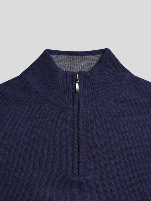 Pull Lino Camionneur Marine Capel Grande Taille homme grande taille - Capelstore