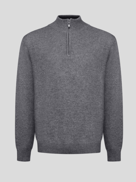 Pull Lino Camionneur Gris Capel Grande Taille