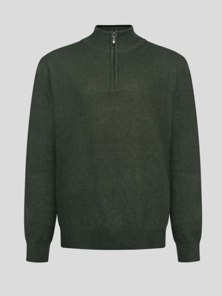 Pull Lino Camionneur Vert Capel Grande Taille