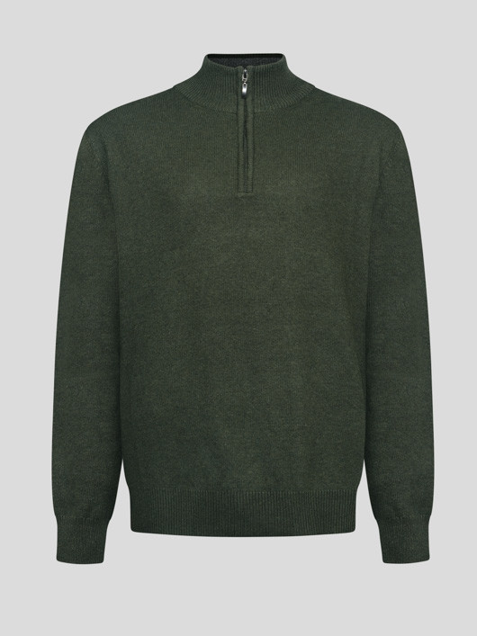 Pull Lino Camionneur Vert Capel Grande Taille  homme grande taille - Capelstore