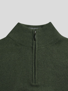 Pull Lino Camionneur Vert Capel Grande Taille  homme grande taille - Capelstore