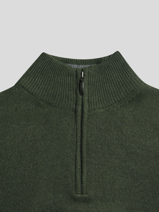 Pull Lino Camionneur Vert Capel Grande Taille  homme grande taille - Capelstore