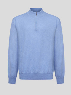 Pull Orso Bleu Ciel Cachemire Capel Grande Taille  homme grande taille - Capelstore