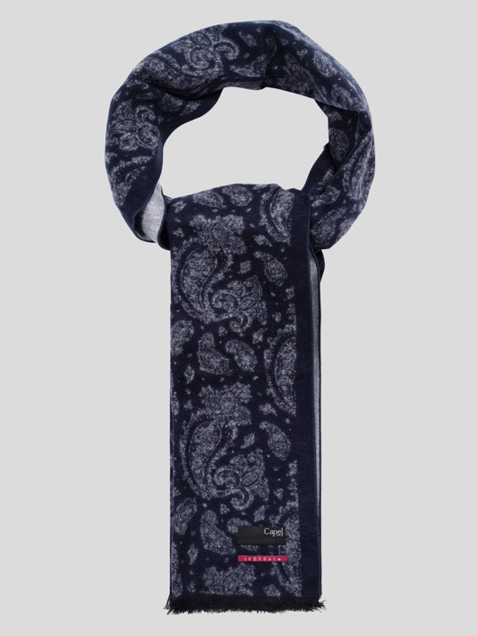 Echarpe Motifs Cachemire Capel  homme grande taille - Capelstore