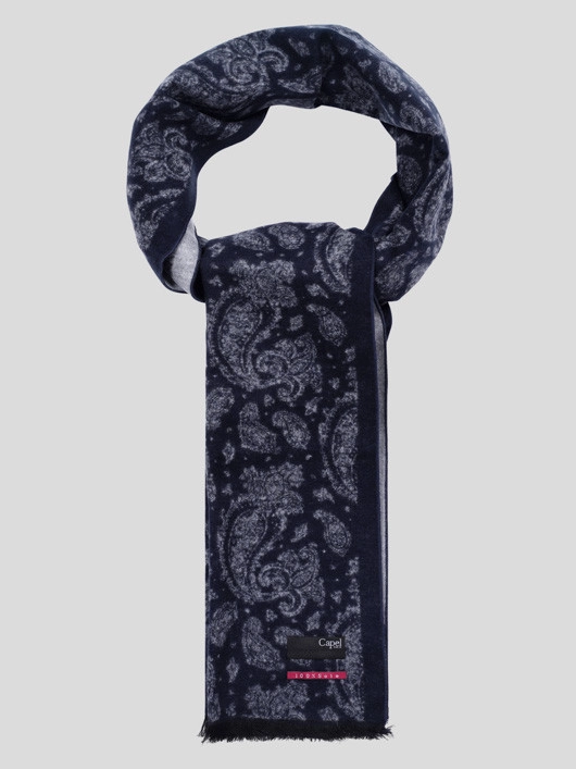 Echarpe Motifs Cachemire Capel  homme grande taille - Capelstore