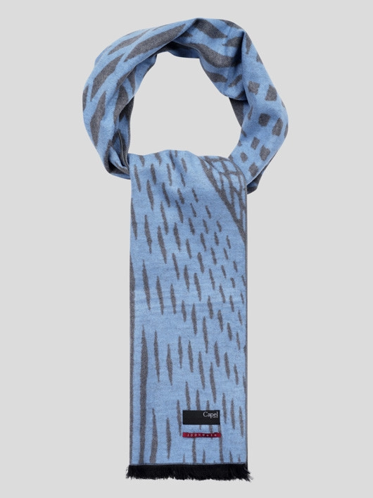 Echarpe Rayures Bicolores Capel  homme grande taille - Capelstore