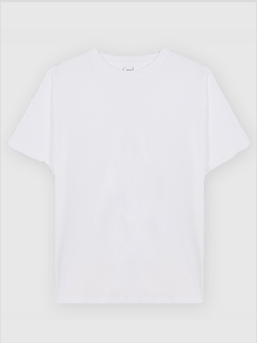 Tee-shirt Louis Blanc Col Rond Capel Grande Taille  homme grande taille - Capelstore