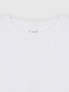 Tee-shirt Louis Blanc Col Rond Capel Grande Taille  homme grande taille - Capelstore