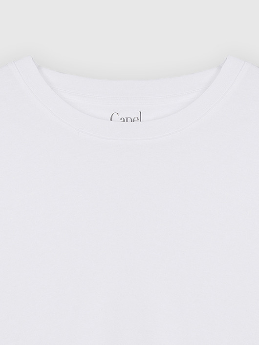 Tee-shirt Louis Blanc Col Rond Capel Grande Taille  homme grande taille - Capelstore