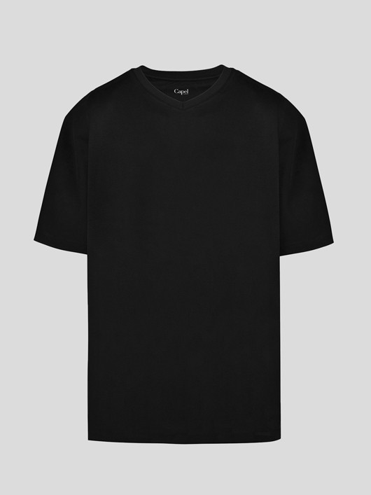 Tee-shirt MC Col V Capel Grande Taille  homme grande taille - Capelstore