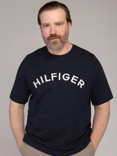 Tee-shirt Marine Logo Hilfiger Grande Taille  homme grande taille - Capelstore
