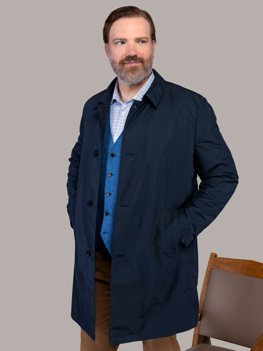 Imperméable Marine homme Grande Taille Capel Paris