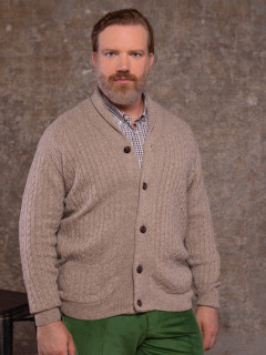 Cardigan Giacomo Torsad.beige Capel Grande Taille  homme grande taille - Capelstore