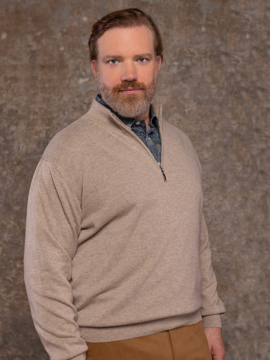 Pull Orso Camionneur Cachemire Capel Grande Taille homme grande taille - Capelstore