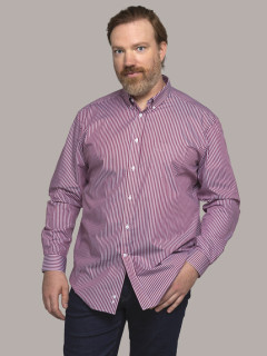 Chemise Ralph Avec Rayures Capel Grande Taille  homme grande taille - Capelstore