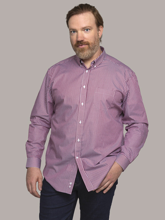Chemise Ralph Avec Rayures Capel Grande Taille homme grande taille - Capelstore