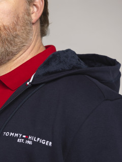 Sweat Zippe Capuche Tommy Hilfiger Grande Taille  homme grande taille - Capelstore