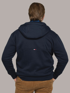 Sweat Zippe Mix Media Tommy Hilfiger Grande Taille  homme grande taille - Capelstore