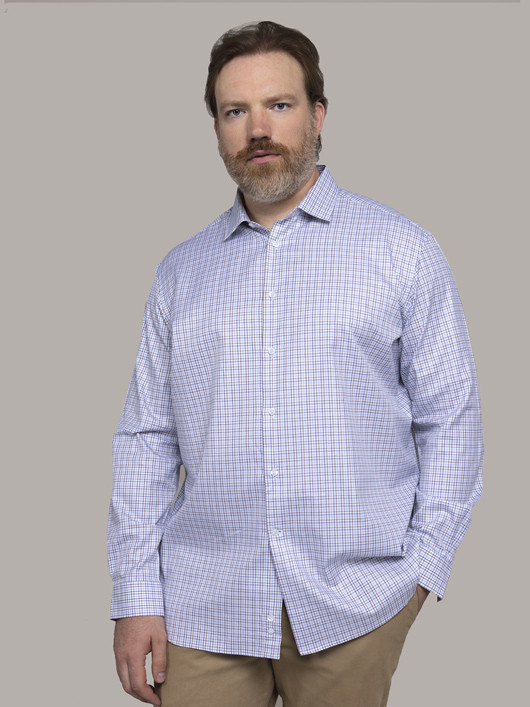 Chemise A Carreaux Max P Capel Grande Taille homme grande taille - Capelstore