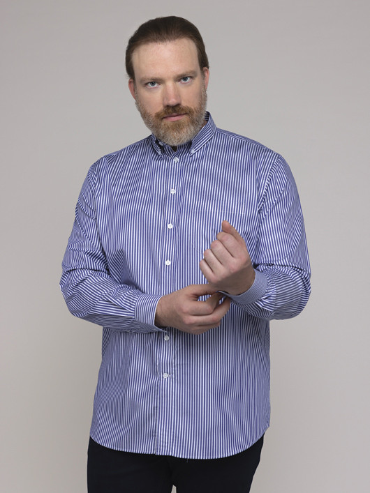 Chemise Rayures Ralph/leo Capel Grande Taille homme grande taille - Capelstore