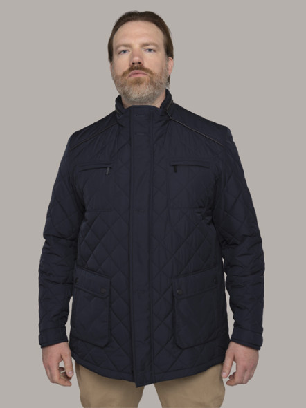 Parka Bugatti Intersaison Marine Grande Taille