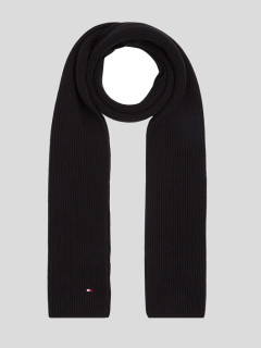 Echarpe Noire Tommy Hilfiger  homme grande taille - Capelstore