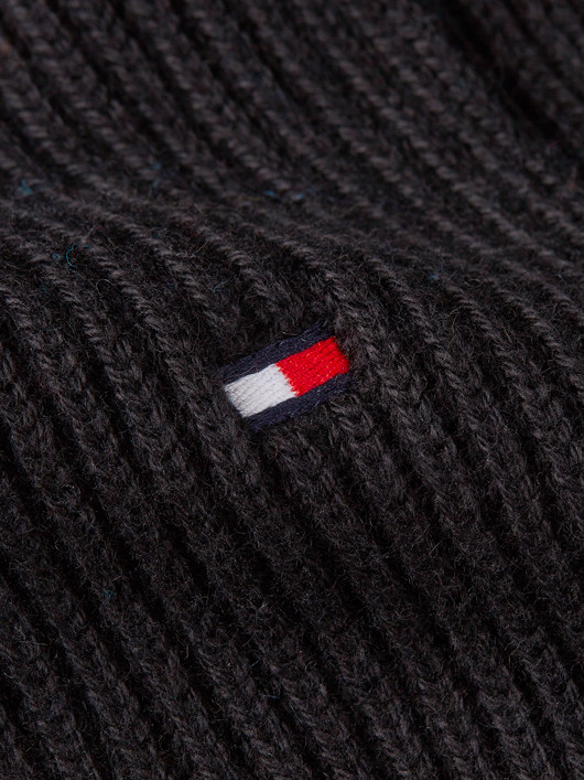 Echarpe Noire Tommy Hilfiger homme grande taille - Capelstore
