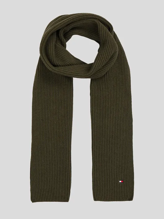 Echarpe Kaki Tommy Hilfiger  homme grande taille - Capelstore
