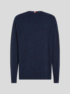 Pull Col Rond Monogramme Tommy Hilfiger Grande Taille  homme grande taille - Capelstore
