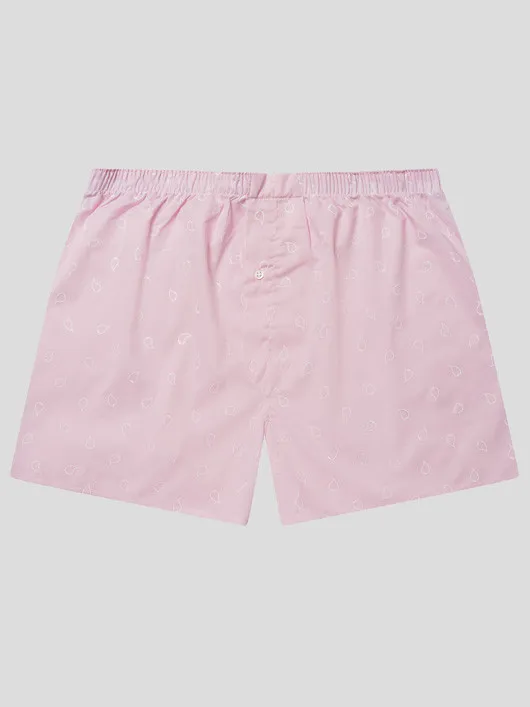 Calecon Petites Feuilles Derek Rose Grande Taille  homme grande taille - Capelstore