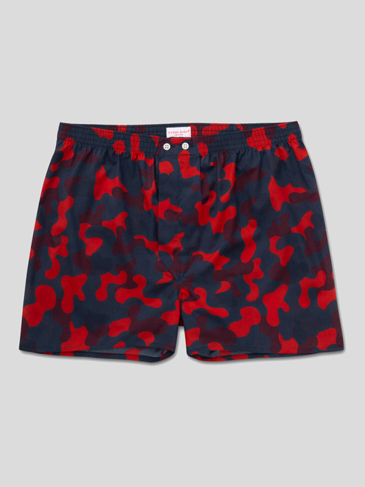 Calecon Motifs Camouflages Derek Rose Grande Taille  homme grande taille - Capelstore