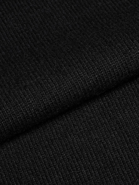 Cardigan Noir Torsades Zippé Capel Grande Taille