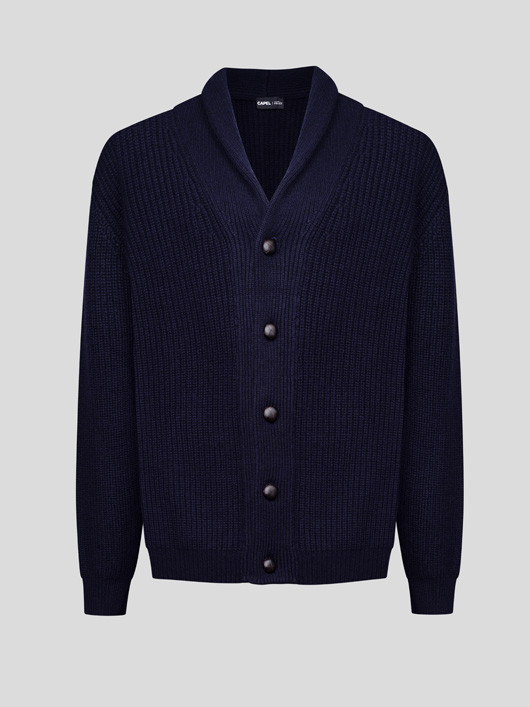Cardigan Cachemire Capel Collection Privee Gde Taille  homme grande taille - Capelstore