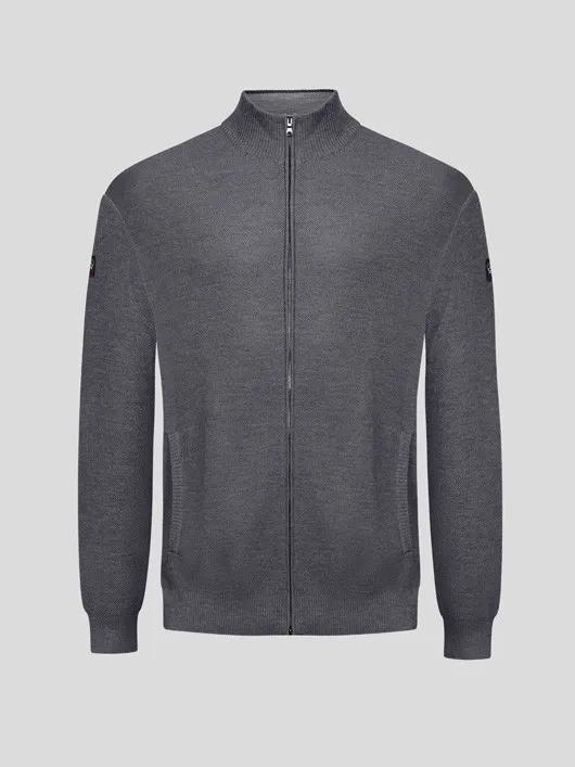Cardigan Zippe Paul & Shark Grande Taille  homme grande taille - Capelstore