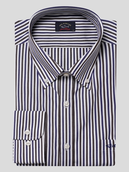 Chemise Rayee Paul & Shark Grande Taille  homme grande taille - Capelstore