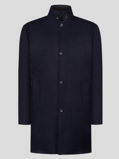 Manteau Marine Avec Parmenture Capel Grande Taille  homme grande taille - Capelstore