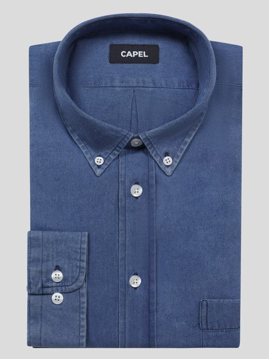 Chemise Chambray Capel Grande Taille  homme grande taille - Capelstore