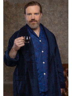 Robe De Chambre Unie Capel Grandes Tailles  homme grande taille - Capelstore