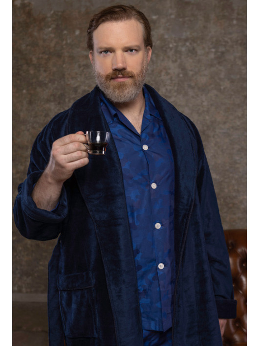 Robe De Chambre Unie Capel Grandes Tailles  homme grande taille - Capelstore