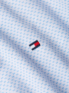 Chemise Mini Motifs Tommy Hilfiger Grande Taille bleu ciel homme grande taille - Capelstore