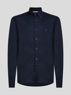 Chemise Popeline Marine Tommy Hilfiger Grande Taille marine homme grande taille - Capelstore