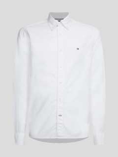 Chemise Popeline Blanche Tommy Hilfiger Grande Taille blanc homme grande taille - Capelstore