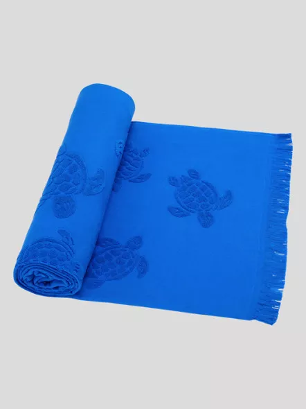 Drap Bain Bleu Vilebrequin